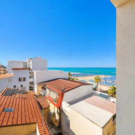 公寓 20m Dal Mare - Vista Mare, Ac, Wifi, Lungomare 西维尔诺瓦·马尔凯