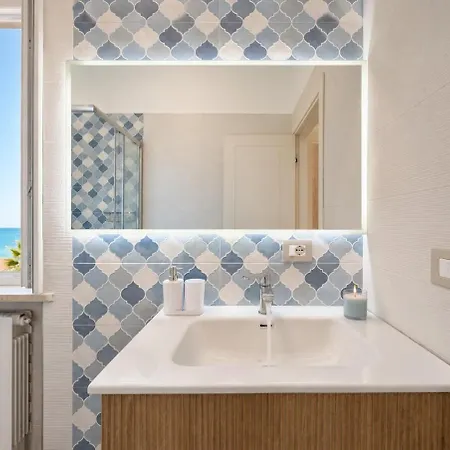 20m Dal Mare - Vista Mare, Ac, Wifi, Lungomare Daire *